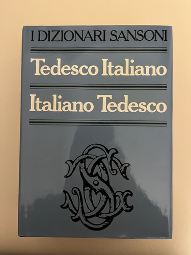 Dizionario sansoni tedesco - dizionario,