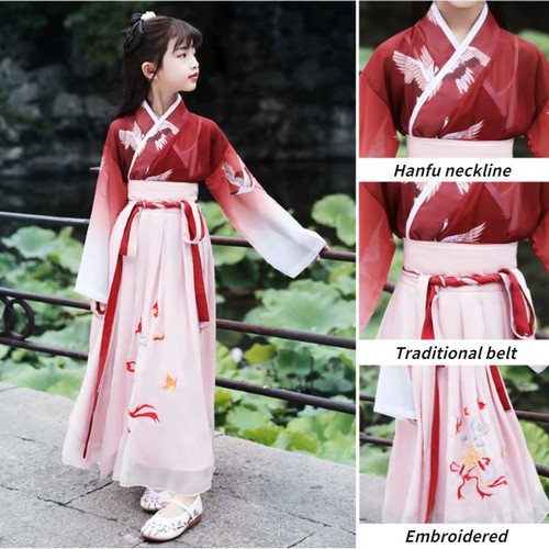 Abito hanfu bambina tang suit - bambina,