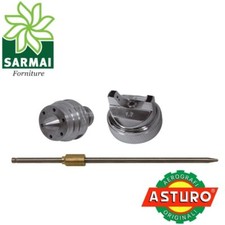 UGELLO AGO CAPPELLO RICAMBIO ASTURO ORIGINALE PER AEROGRAFO H-827 1,4 1,7 2,0