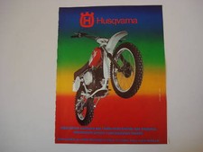 advertising Pubblicità 1976 MOTO HUSQVARNA CR 250 CROSS