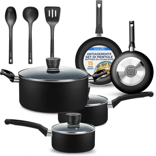 Pentole padelle set cucina - e,