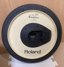 Roland CY-14C Crash V-Drums bianco buono stato
