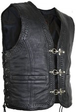 Gilet pelle uomo - gilet,
