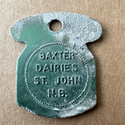 Baxter dairies john - baxter, n.b