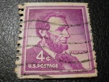 Francobollo bobina Lincoln 4