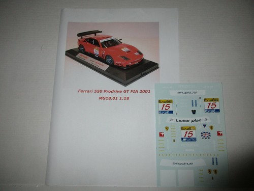 Decal ferrari 550 prodrive - ferrari,
