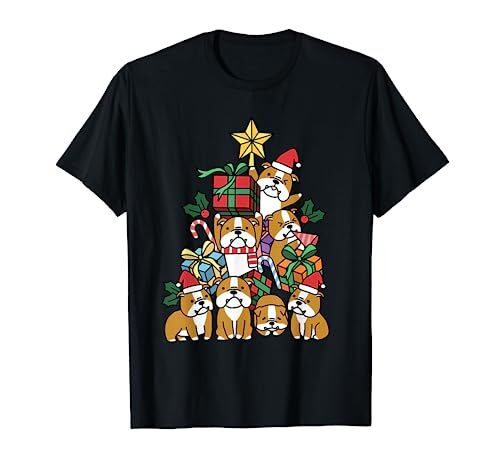 Albero natale bulldog - natale,