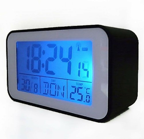 Orologio radio con termometro