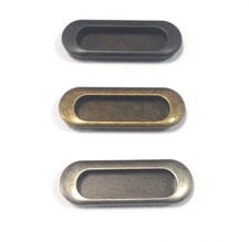 Maniglia ad incasso ovale per