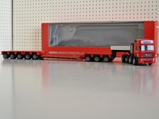 Modello Camion Herpa MAN trasporto Eccezionale Heavy Load