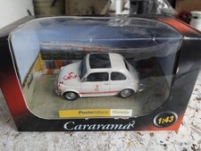 Cararama Fiat 500 Abarth Distribuzione POSTE ITALIANE 1/43 