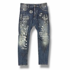 Dsquared215Ss Tidy Biker Jeans