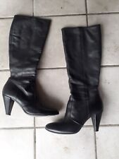 STIVALI DONNA NERI IN VERA PELLE - misura 38