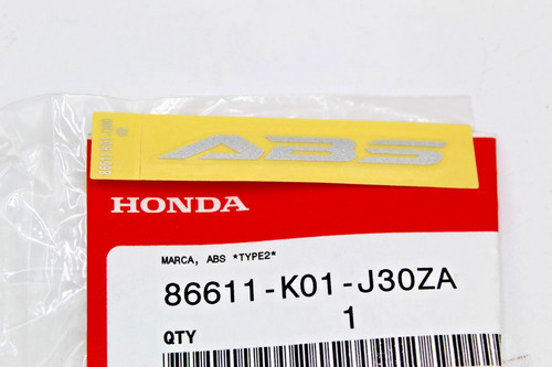 Honda adesivo abs - abs, parafango