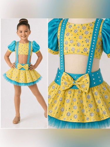 Costume danza solista glamour