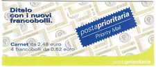 2002 REPUBBLICA ITALIANA LIBRETTO POSTA PRIORITARIA NUOVO MNH MF3088