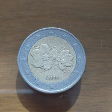 2euro finlandia 2000 - con, fiori