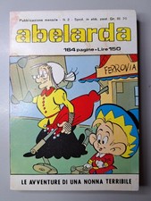 ABELARDA N. 2 LUGLIO 1971 ED. BIANCONI L. 150 FUMETTO _no Topolino Tex Diabolik