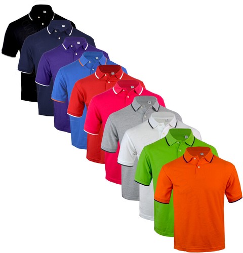 Polo uomo manica corta tinta