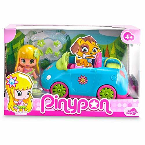 Famosa pinypon con auto - con, e