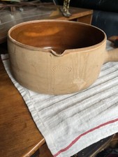 Pentola vintage VALLAURIS #8 TERRA COTTA manico piatto FRANCIA