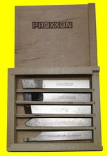 PROXXON 24550 Set HSS Acciaio Tornio 10x10mm Lunghezza 80mm PD 400 5 pezzi in scatola