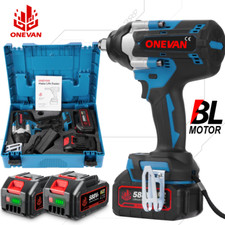 ONEVAN 1800Nm Avvitatore a Percussione a Batteria 1/2'' Cricchetto Avvitatore a Batteria Set