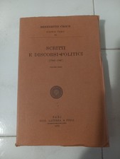 CROCE BENEDETTO SCRITTI E
