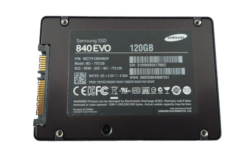 Samsung 120 ssd sata 840 - samsung,