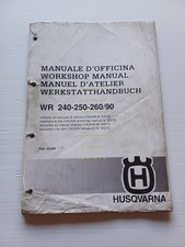 Husqvarna WR 240-250-260 1990 AGGIORNAMENTO Manuale Officina originale