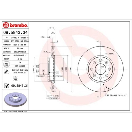 Brembo disco freno - brembo,