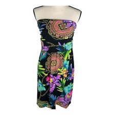 Gonna donna Jennifer Lopez L multicolore floreale Positano Paradise JLo