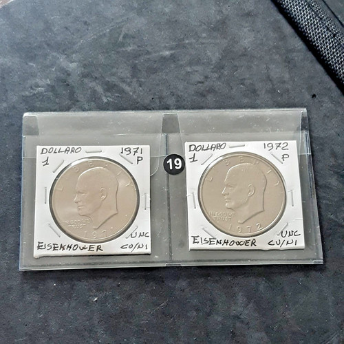 Lotto monete one dollar - di, 2