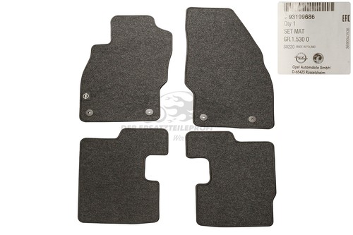 Kit tappetini originali opel - tappetini,