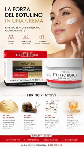 Crema viso effetto botox - viso,