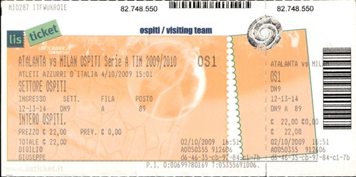 Biglietto stadio atalanta - stadio,