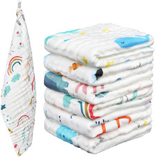 Mussola Neonato, 6 Pezzi 25 *