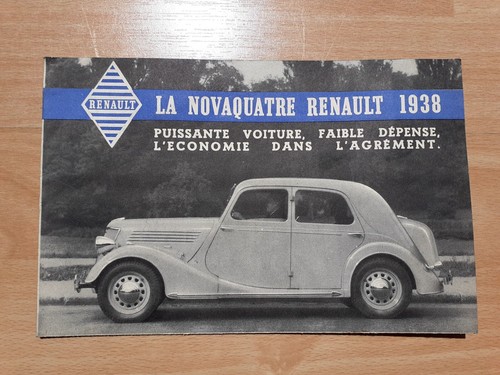 Renault novaquatre prospectus - renault,