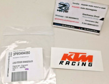 3PW0494050 Original KTM RACING logo decal adesivo sticker arancione nero 8,4x3,4