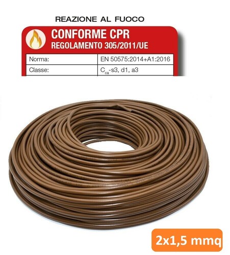Cavo elettrico fs18or18 2x1 - elettrico, 2x1,5