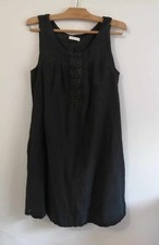 Robe tunique noire coton