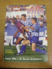 29/09/1993 Aston Villa v