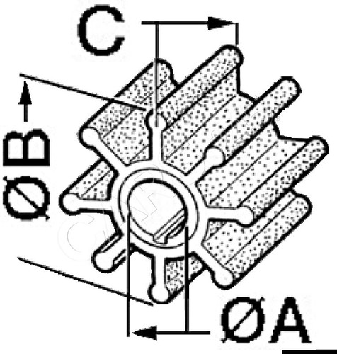 Ruota marina cef - marina, per