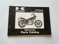 Kawasaki Z 440 A2 1980 catalogo ricambi originale spare parts catalogue