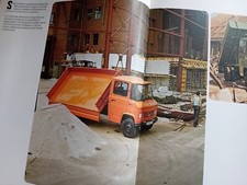 MERCEDES BENZ TRANSPORTER SERIE L407D L508D L 608D Brochure originale 1978
