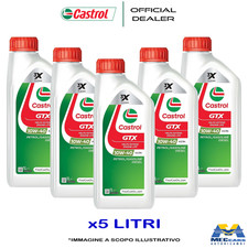 5 LITRI CASTROL GTX 10W40 OLIO