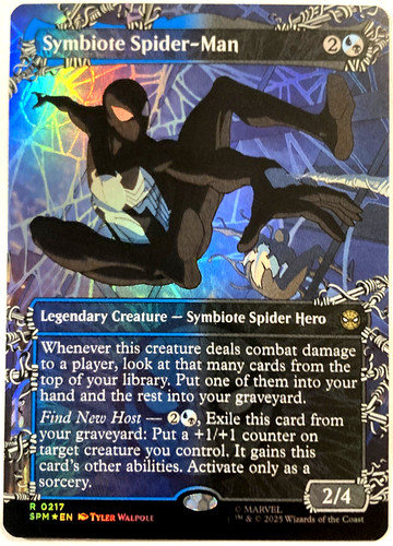 Mtg symbionte spider man - mtg,