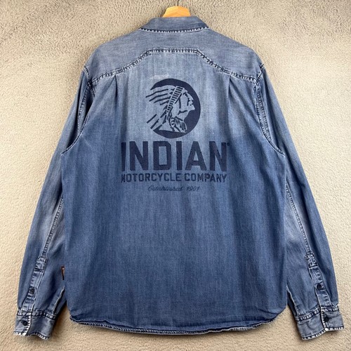 Camicia indian motorcycle - camicia,