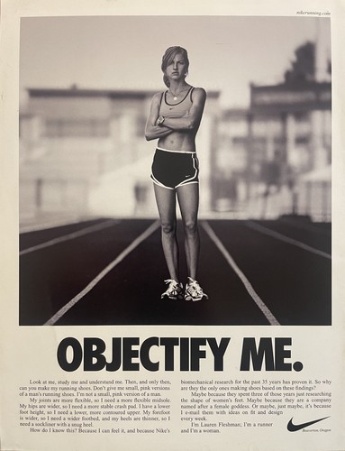Pubblicità nike objectify - pubblicità, me