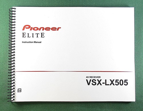 Pioneer vsx lx505 instruction - pioneer, vsx-lx505